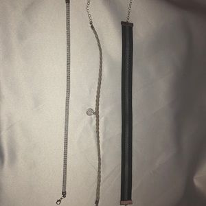3 chocker necklace set